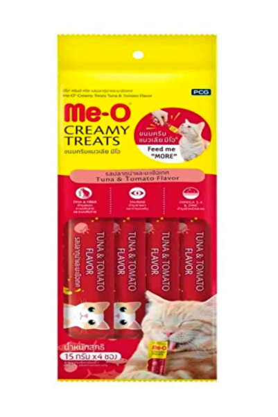 Kedi ödül maması 1 paket (Ton Balıklı-Domatesli) 15gr x 4