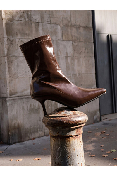 LC Waikiki Pointed Toe Thin Heeled Zippered Women's Boots