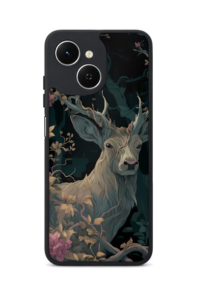TECNO Spark 40C Compatible Deer Pattern Camera Protected Shockproof Case