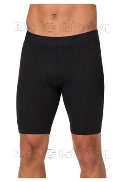Yıldız Çamaşır 161 Men's Modal Long Black Boxer Single Piece