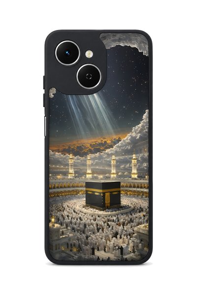 TECNO Spark 40C Compatible Mosque Patterned Camera Protected Shockproof Case