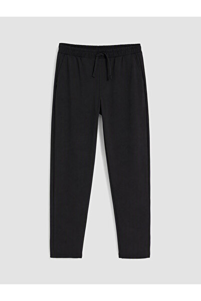 LC Waikiki Xside Black Regular Fit Men's Trousers with Nevavm Difference