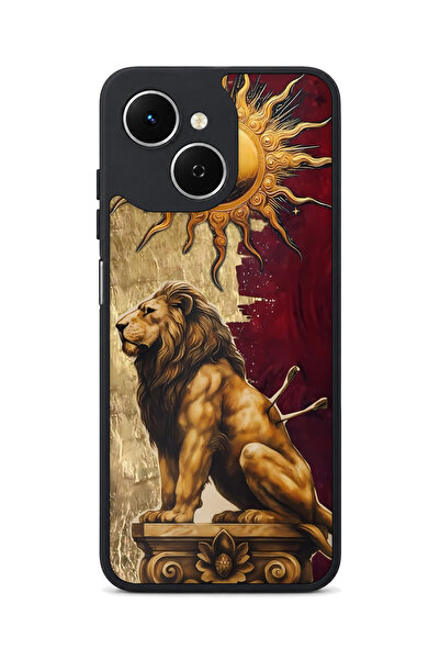 TECNO حافظة مقاومة للصدمات متوافقة مع كاميرا Spark 40C بنمط LionKing
