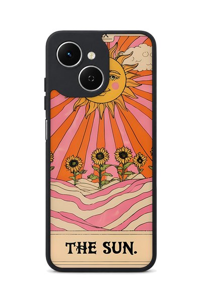 TECNO Spark 40C Compatible Sunflower Patterned Camera Protected Shockproof Case