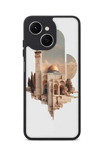 TECNO Spark 40C Compatible Dome Patterned Camera Protected Shockproof Case