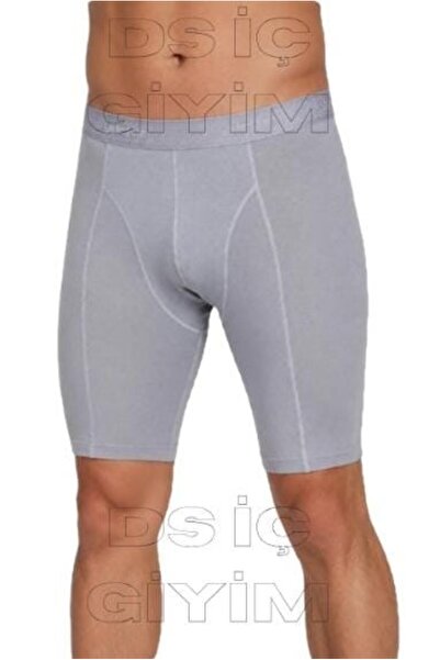 Yıldız Çamaşır 162 Men's Modal Long Gray Boxer Single Piece