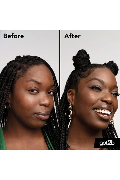 Got2B Glued for Brows & Edges 2 in 1 Wand Eyebrow Gel, 72hr Hold, No White Residue or Stickness, Vegan, Silicone Free, Alcohol Free, 16 ml