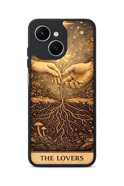 TECNO Spark 40C Compatible Lovers Patterned Camera Protected Shockproof Case