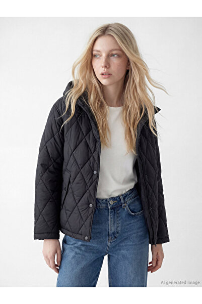 LC Waikiki Timeless Clothing & Timeless Choices Hooded Quilted Women's Puffer...