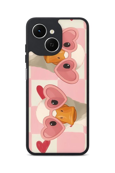 TECNO Spark 40C Compatible Heartglasses Patterned Camera Protected Shockproof...