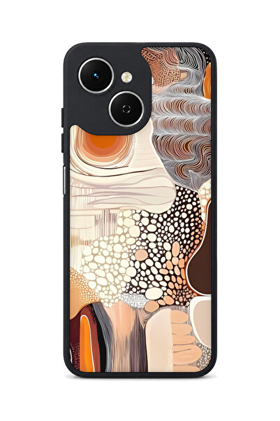 TECNO Spark 40C Compatible Organic Patterned Camera Protected Shockproof Case