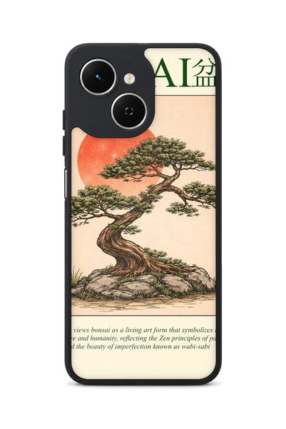 TECNO Spark 40C Compatible Japan Patterned Camera Protected Shockproof Case