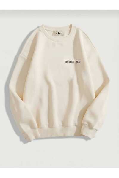 NOFLEN Children's Anthracite Essentials Printed Oversize Sweatshirt