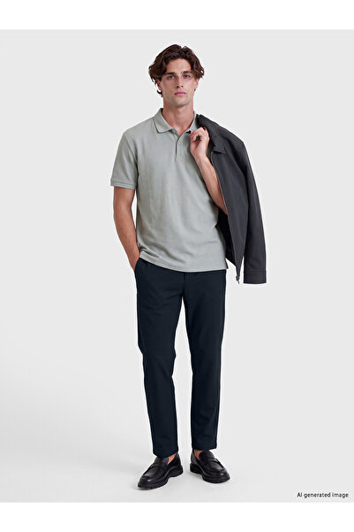 LC Waikiki Lcw Vision Black Regular Fit Men's Trousers with Nevavm Difference