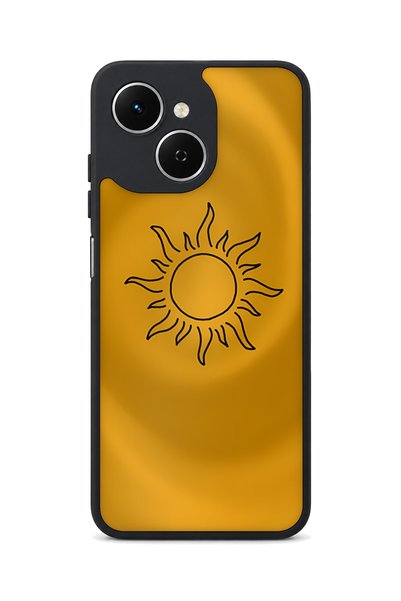 TECNO Spark 40C Compatible Sunbeam Patterned Camera Protected Shockproof Case