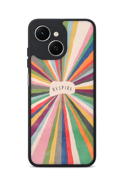 TECNO Spark 40C Compatible Respire Patterned Camera Protected Shockproof Case