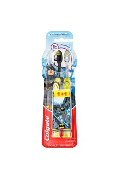 Colgate Periuță de dinți Batman pentru copii 6+ Conceput special pentru copii...