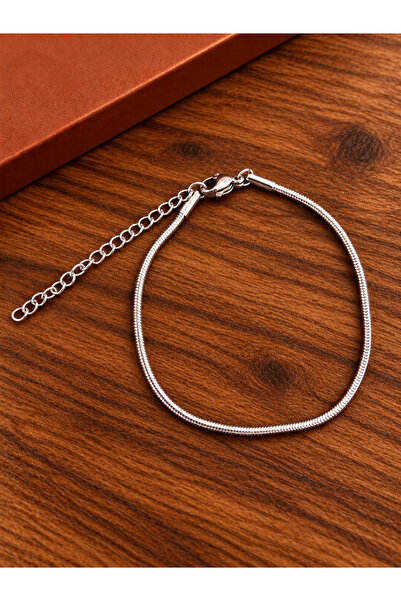 zadenza gold Stainless steel bracelet - elegant italian style - 18+5cm (1.5mm)