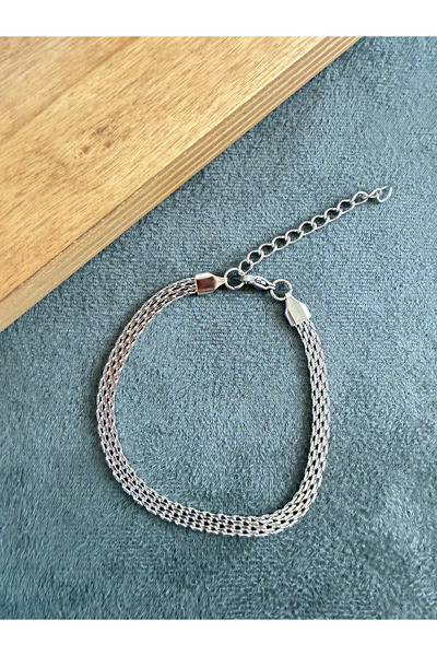 Rupen Kraft Stainless steel bracelet with special design, 18+5cm, 4mm, tarnis...