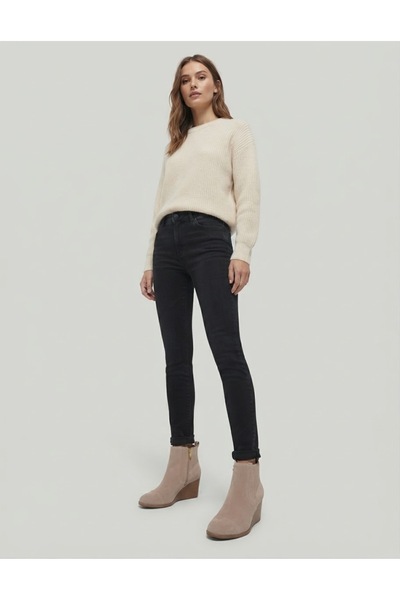 Toms Botine Damă Sadie din Piele Naturală Întoarsă cu Talpă Ortopedică Wedge,...
