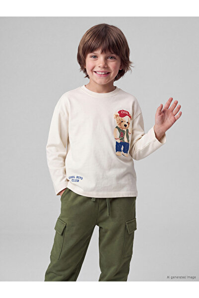 LC Waikiki Teddy Printed Boy's T-Shirt
