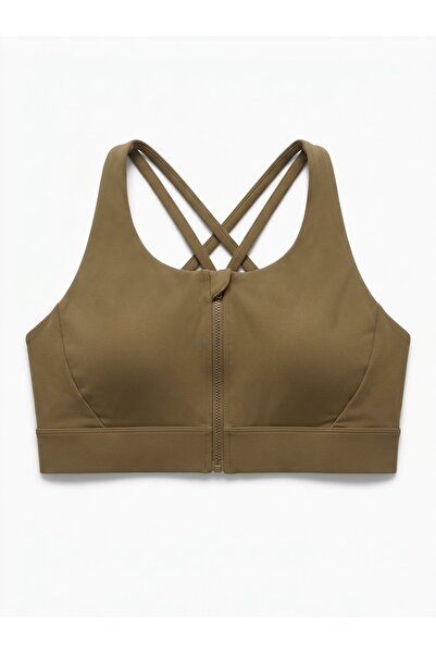 ARDSU Front Zippered Sports Yoga Bustier