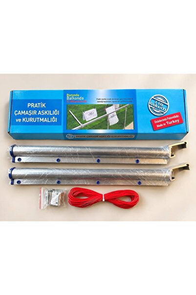 25x60 KARE BALKON ÇAMAŞIR ASKILIĞI (İP HEDİYELİ)