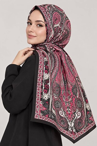 Genel Markalar LİVA SOFT ŞAL FOURTY SCARF-PEMBE-SİYAH