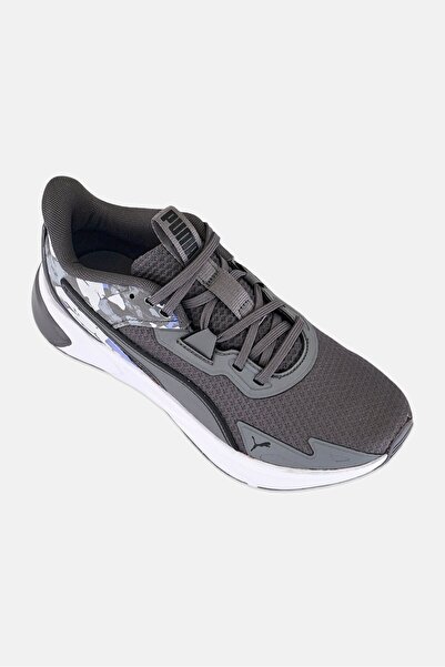 Puma Kids Boy Disperse XT 4 Camo Lace Up Running Shoes, Grey