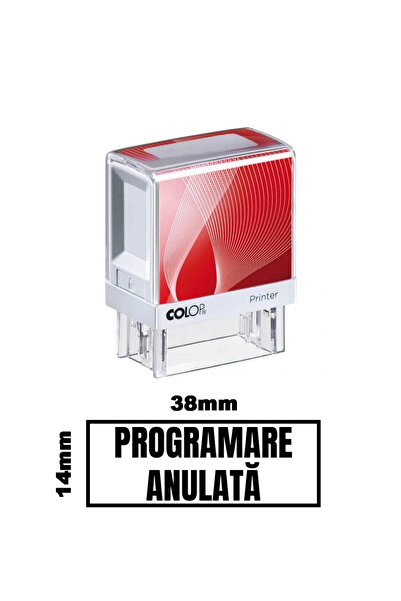 Colop Stampila DE BIROU PROGRAMARE ANULATA de birou 38x14mm, SO9423579404