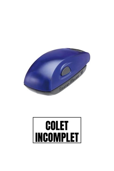 Colop Σφραγίδα τσέπης ΑΝΕΛΚΟΤΟ ΠΑΚΕΤΟ 14x38mm, SO9423578945