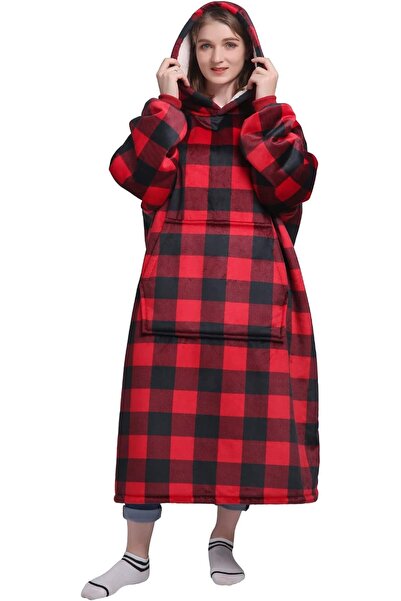 GENERAL Waitu Wearable Blanket Sweatshirt for Women and Men, Super Warm and C...