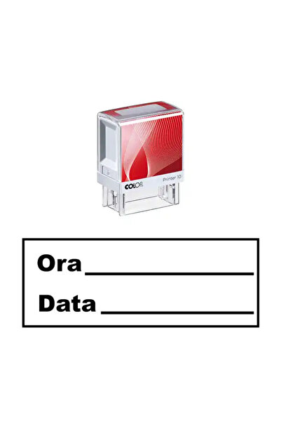 Colop Stampila de birou ORA DATA – text standard, auto tusanta, SO9423578669