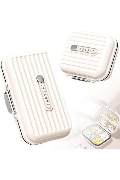 BIGTHREE Compartments Travel Pill Container, Portable Daily Pill Case, Weekly...