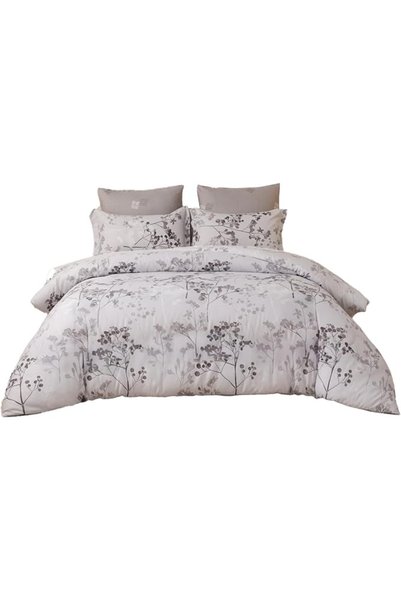 D DONETELLA FEEL THE LUXURY DONETELLA Printed Duvet Set, King Size 220x240 cm...