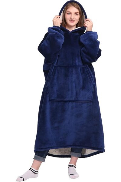 GENERAL Waitu Wearable Blanket Sweatshirt for Women and Men, Super Warm and C...