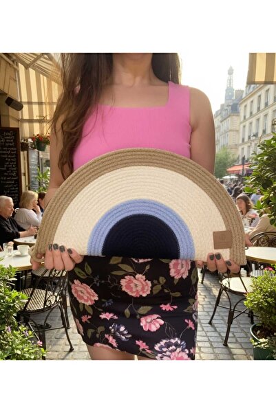 Görkemli Tasarımlar Kadın çantası - Clutch - Kısa Bilek Sapı- Nazar Boncuğu T...