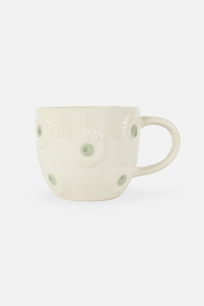 Market Finds Figural Flower Mug 300ml, White