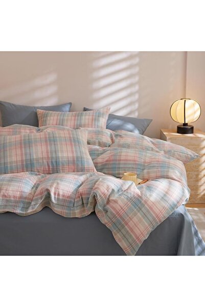 LifeTB Cotton Floral Duvet Cover Queen Girl Pink Flower Bedding Sets Garden S...