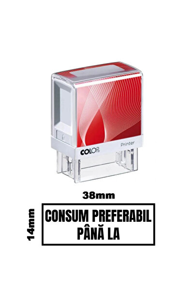 Colop Stampila DE BIROU CONSUM PREFERABIL PANA LA de birou 38x14mm, SO9423579313