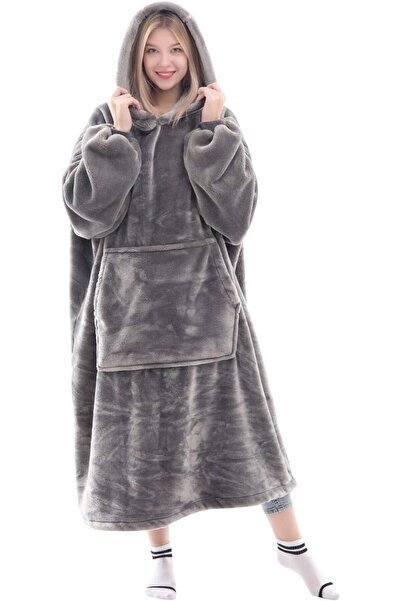 GENERAL Waitu Wearable Blanket Sweatshirt for Women and Men, Super Warm and C...