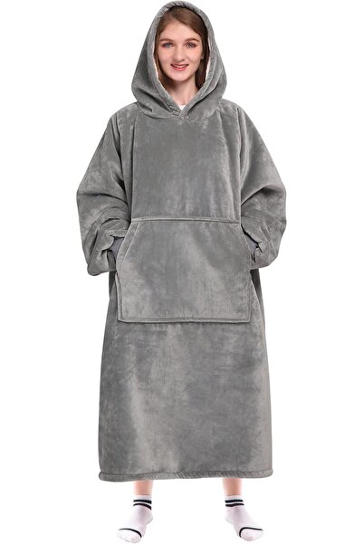 GENERAL Waitu Wearable Blanket Sweatshirt for Women and Men, Super Warm and C...