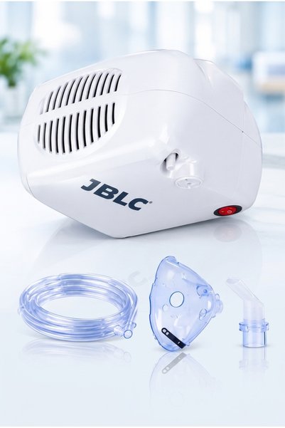 Blc Ev Tipi Kompresörlü Nebülizatör Cihazı – Tam Set (Yetişkin & Çocuk Maskesi + Ağızlık Dahil)