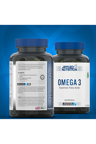 applied nutrition Omega 3 100 Softgels from Fitness Needs |