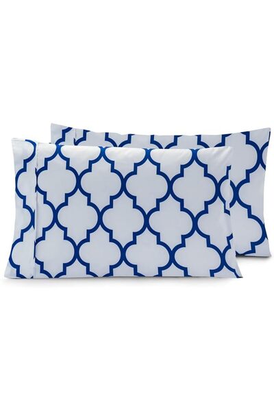 Elegant Comfort طقم أغطية وسائد فاخر فائق النعومة من قطعتين، 1500 خيط، جودة م...