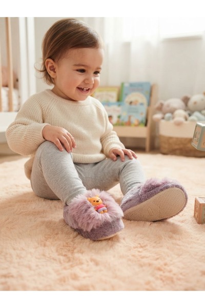 Genel Markalar UNISEX ÇOCUK BABET PANDUF EV AYAKKABISI SEVİMLİ HAYVAN FİGURLU...
