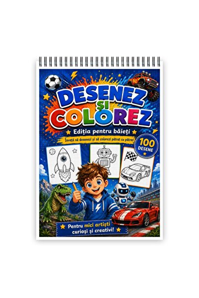Legendary Gifts Învață să desenezi și să colorezi – 100 de desene în grilă - ...