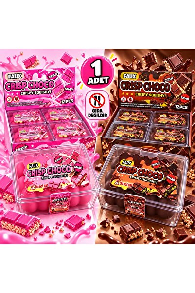 Bakmakistersen Crisp Choco Crunch Çıtır Sukuşi Bitter Çikolata Sukuşi Yenmez 1 Adet Yenilmez