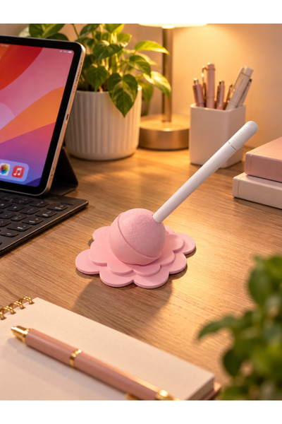 Genel Markalar Lollipop Tasarımlı Tablet Kalemi Standı – Masaüstü Kalem Tutucu