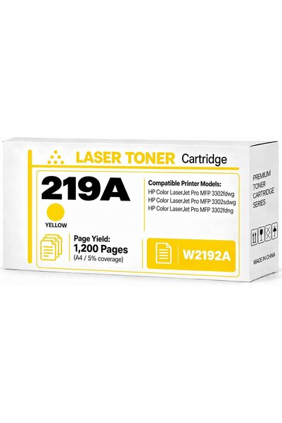 Generic 219A Toner Cartridge 1-Pack with Chip, Compatible Replacement for HP ...